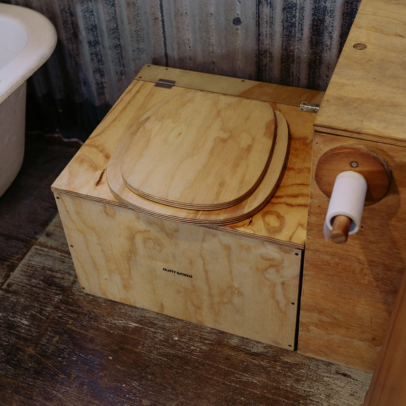 Load image into Gallery viewer, Compost Toilet Flat Pack for any outdoor, off-grid bathroom
