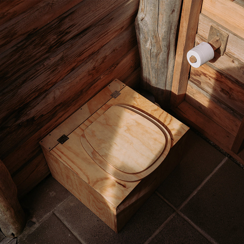 Load image into Gallery viewer, Compost Toilet Wooden Flat Pack
