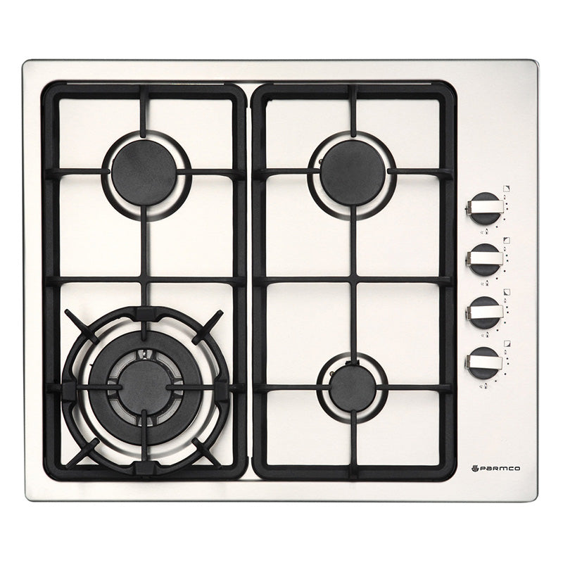 Load image into Gallery viewer, Parmco 4 Burner Stainless Steel Wok LPG Gas Hob
