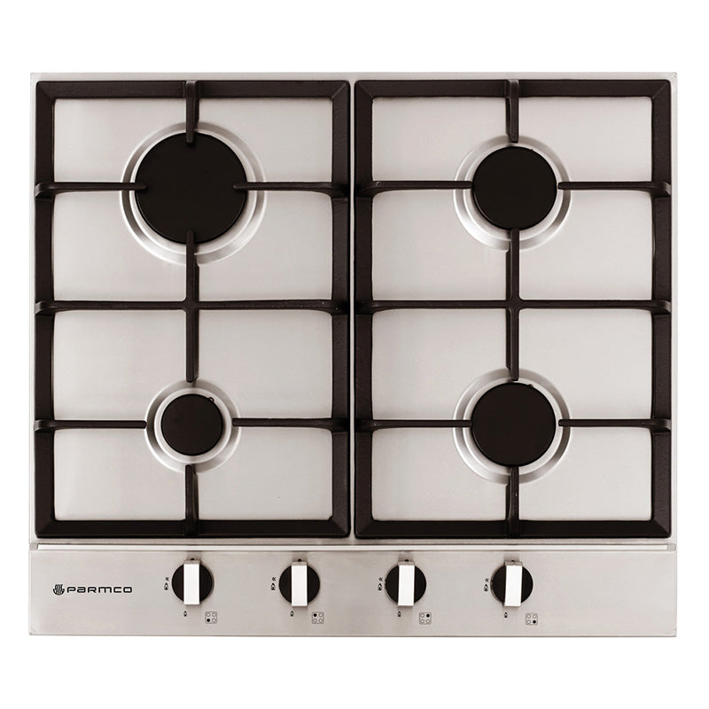 Load image into Gallery viewer, Parmco 600 4 Burner Stainless Steel LPG Gas Hob
