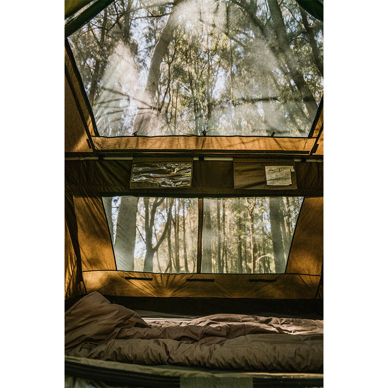 Load image into Gallery viewer, Oztent RV-5 Plus Tent, fly screens allow airflow through tent
