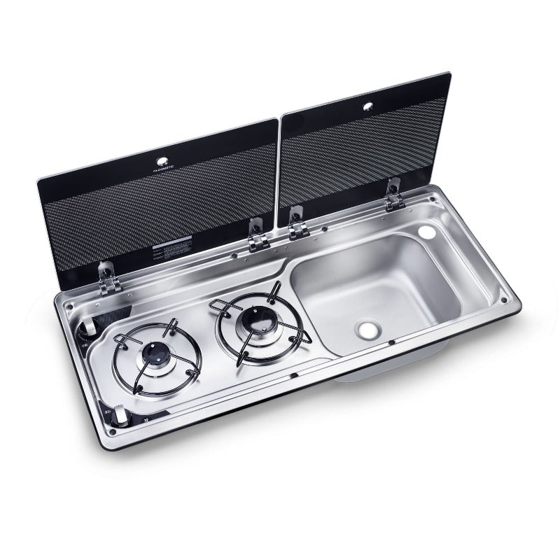 Load image into Gallery viewer, Dometic Two Burner Hob with Sink
