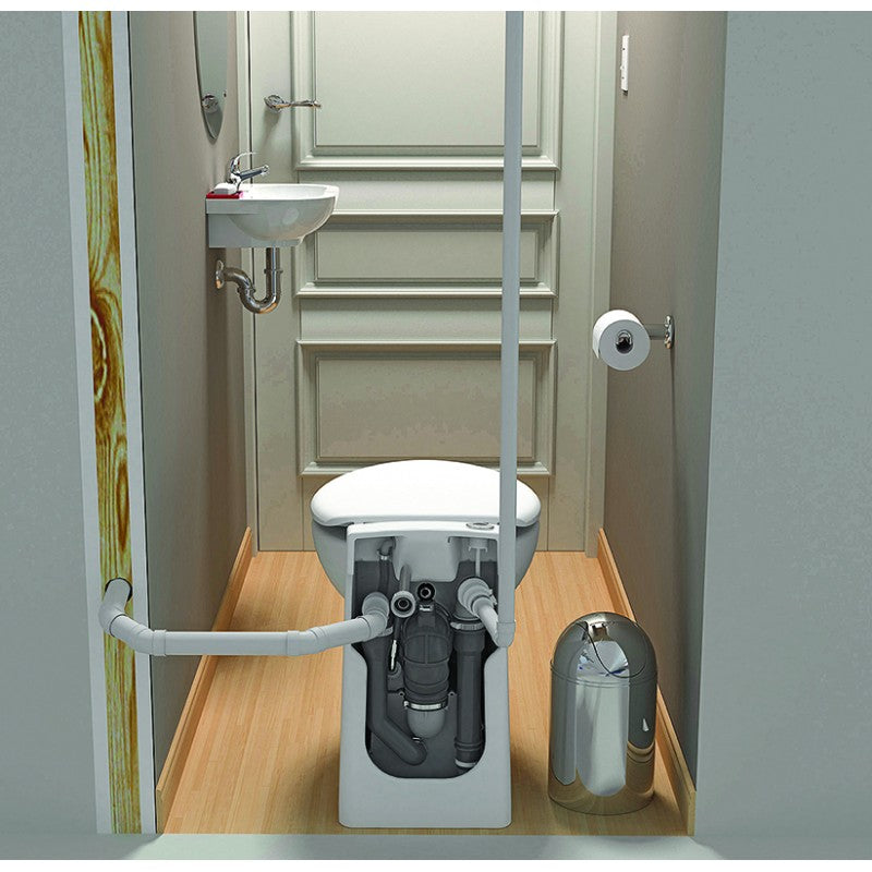 Load image into Gallery viewer, SaniCompact C43 Macerator Toilet &amp; Pump, Grey Water and Black Water Pump
